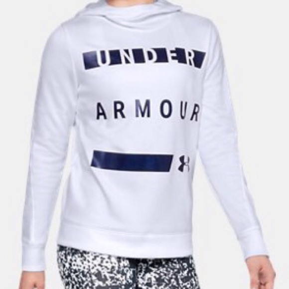 Under Armour Tops - NWT  Under Armour White Pullover Hoodie